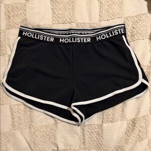 Hollister Navy Shorts with White Trim